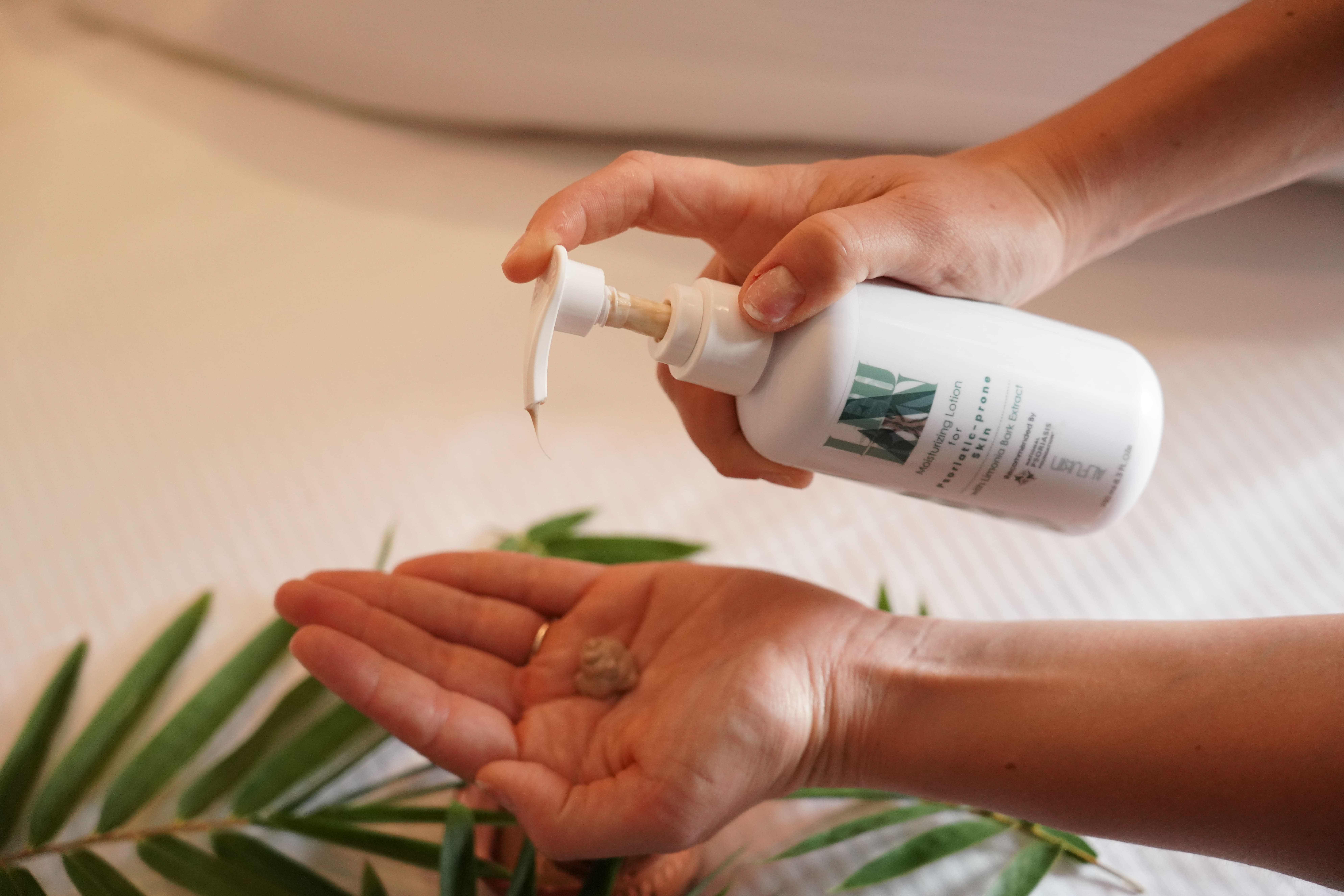 Applying ALFURIN Lotion